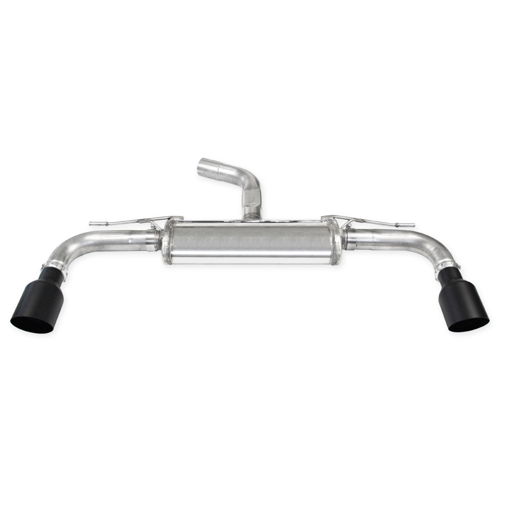 Inoxcar Diameter 100 Black Ceramic rear muffler Volkswagen Golf 8 Gti 2,0 (245cv) after 2020 - IC-WGO7410CBK - WGO.74.10CBLACK - 3661768103289