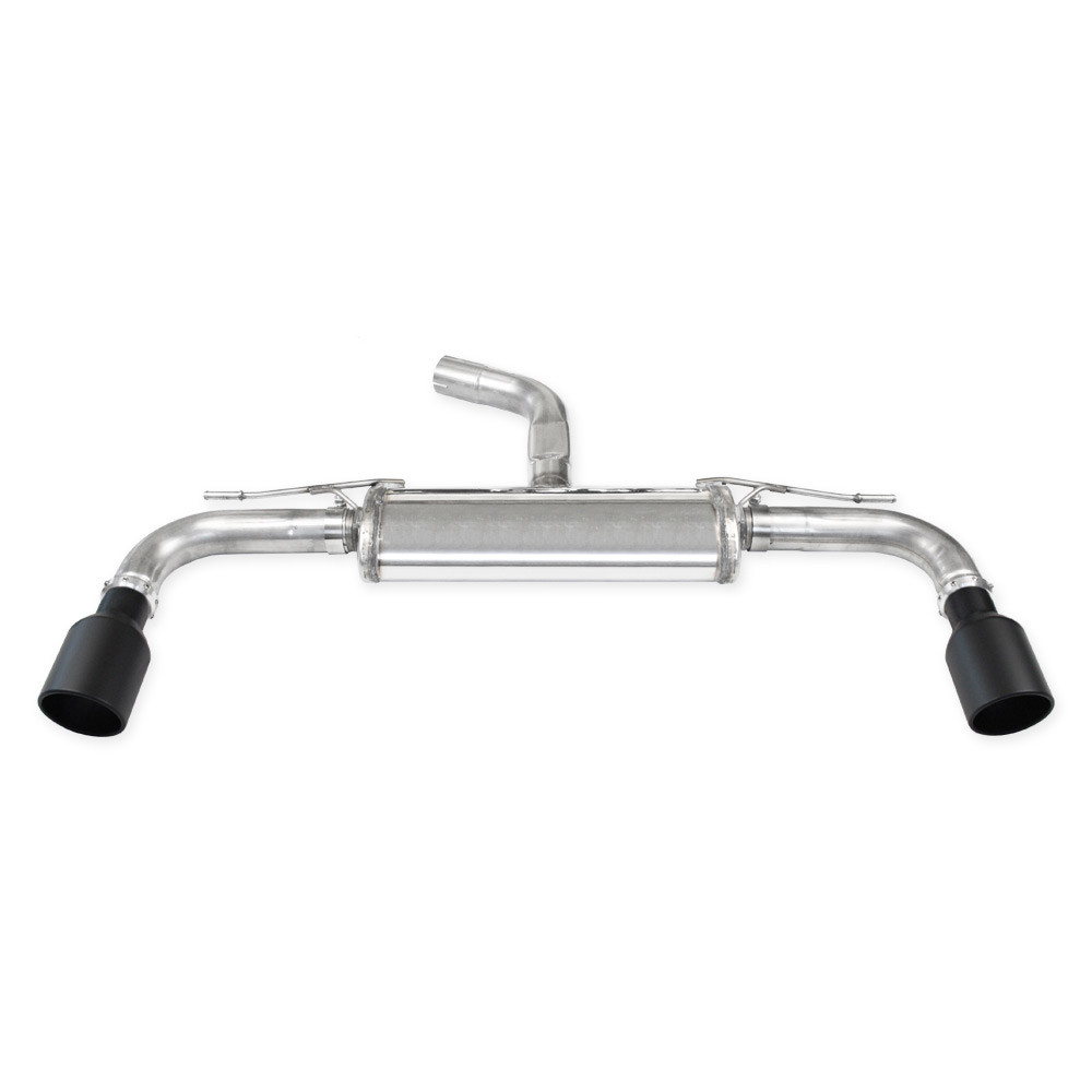 Terminal mit Schalldämpfer Durchmesser 100X-Race mattschwarz Inoxcar Volkswagen Golf 8 Gti 2,0 (245cv) nach 2020 - IC-WGO74XR10BKM - WGO.74.XR10BLACKMATT - 3661768103319