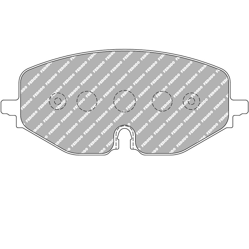 FERODO DS2500 front brake pads for Volkswagen Golf 8 Gti/Tdi/SKODA - F-CP5194H - FCP5194H - 3661768789018