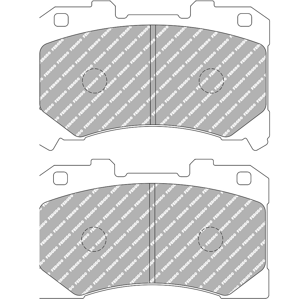 Pastiglie del Freno FERODO DS2500 anteriore Toyota Yaris GR 2020- - F-CP5261H - FCP5261H - 3661768789025