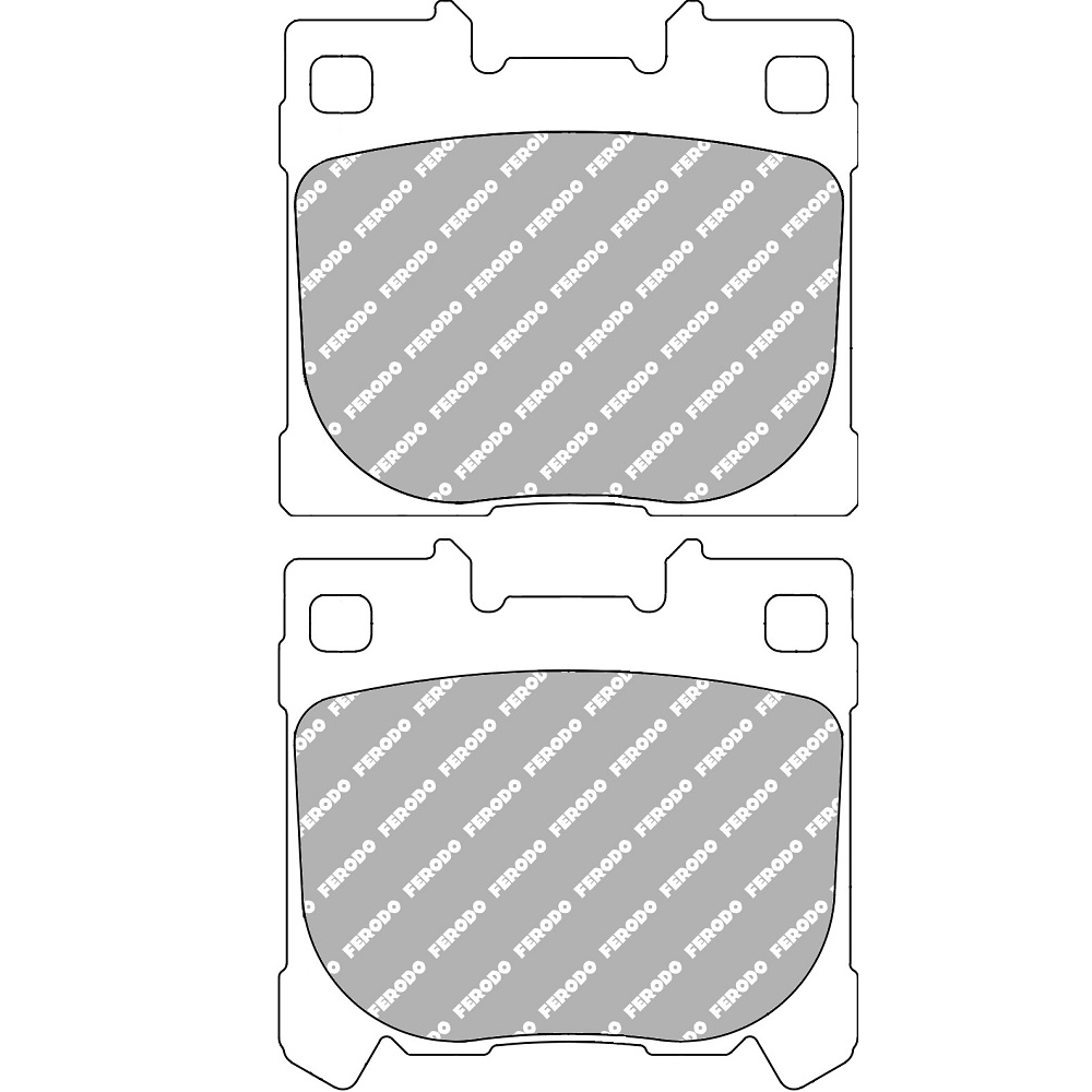 Plaquettes de frein Ferodo DS2500 arrière Toyota Yaris GR 2020- - F-CP5262H - FCP5262H - 3661768789032