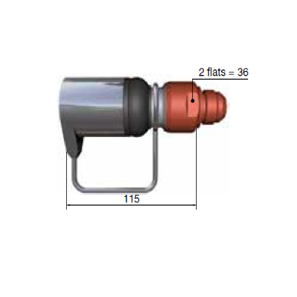 Staubli fuel male connector Rallye Raid 1 1/16x12JIC FIA Dash12 JKV gasket  - G-SPT12-1658JKVR - SPT12.1658/L/JKV/PP/BC - 3661768546482