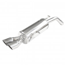 Terminal Echappement Inox Inoxcar Peugeot 207 1.6 16v Après 2007 2x80mm Racing