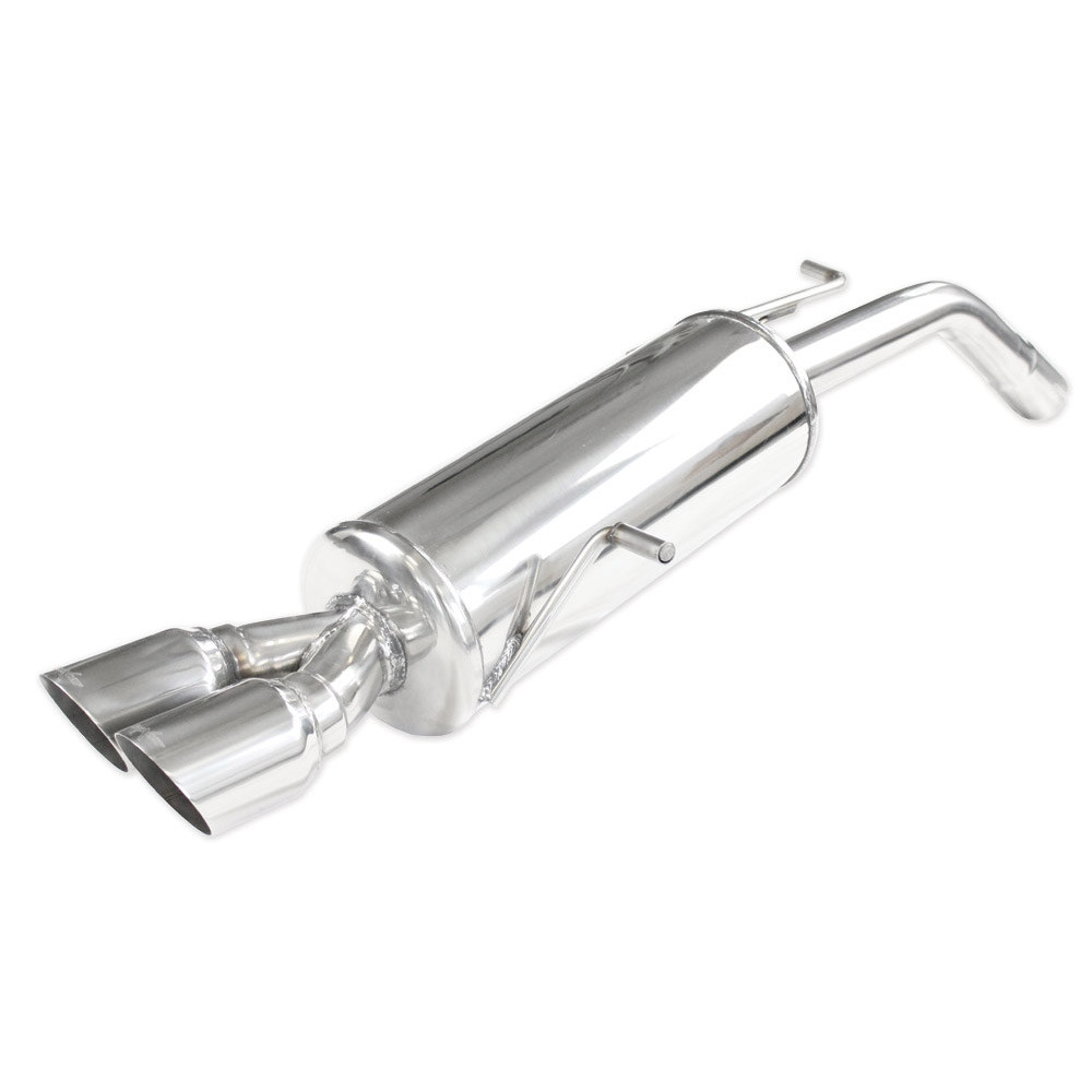 Terminal Echappement Inox Inoxcar Peugeot 207 1.6 16v Après 2007 2x80mm Racing - IC-PE20702RA - PE207.02.RA - 3661768206850