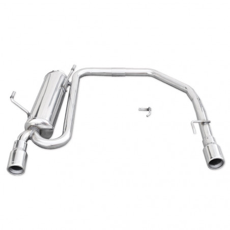 Scarico Inoxcar Silenziatore Terminale destra + sinistra 1X80 PEUGEOT 206 GT WRC (135CV)