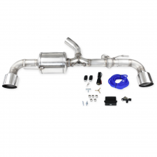 Echappement Inoxcar Silencieux Arrière 2X100 D+G + Soupapes avec moteur électrique série / TOYOTA Yaris 1.6 GR 2020-