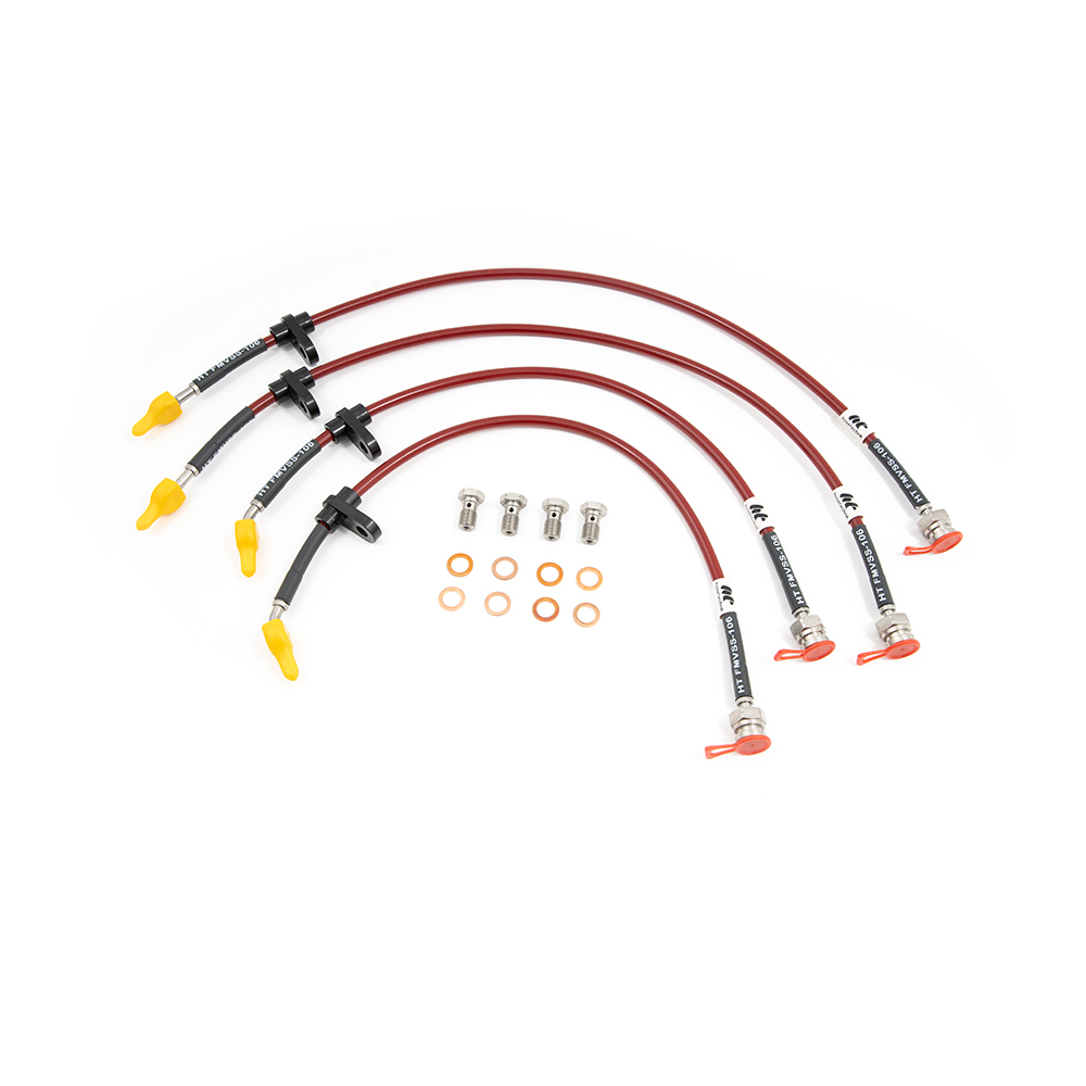 Kit 4 flexibles de frein Forge Toyota Yaris GR 1,6 - FO-SBH-TOY4117.B - SBH-TOY-4-117-SOLID BLUE