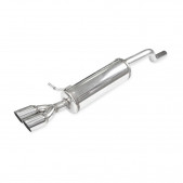 Inoxcar 2x70Racing rear muffler Audi A1 (type GB) 30TFSi 1.0T (116cv) after 2018