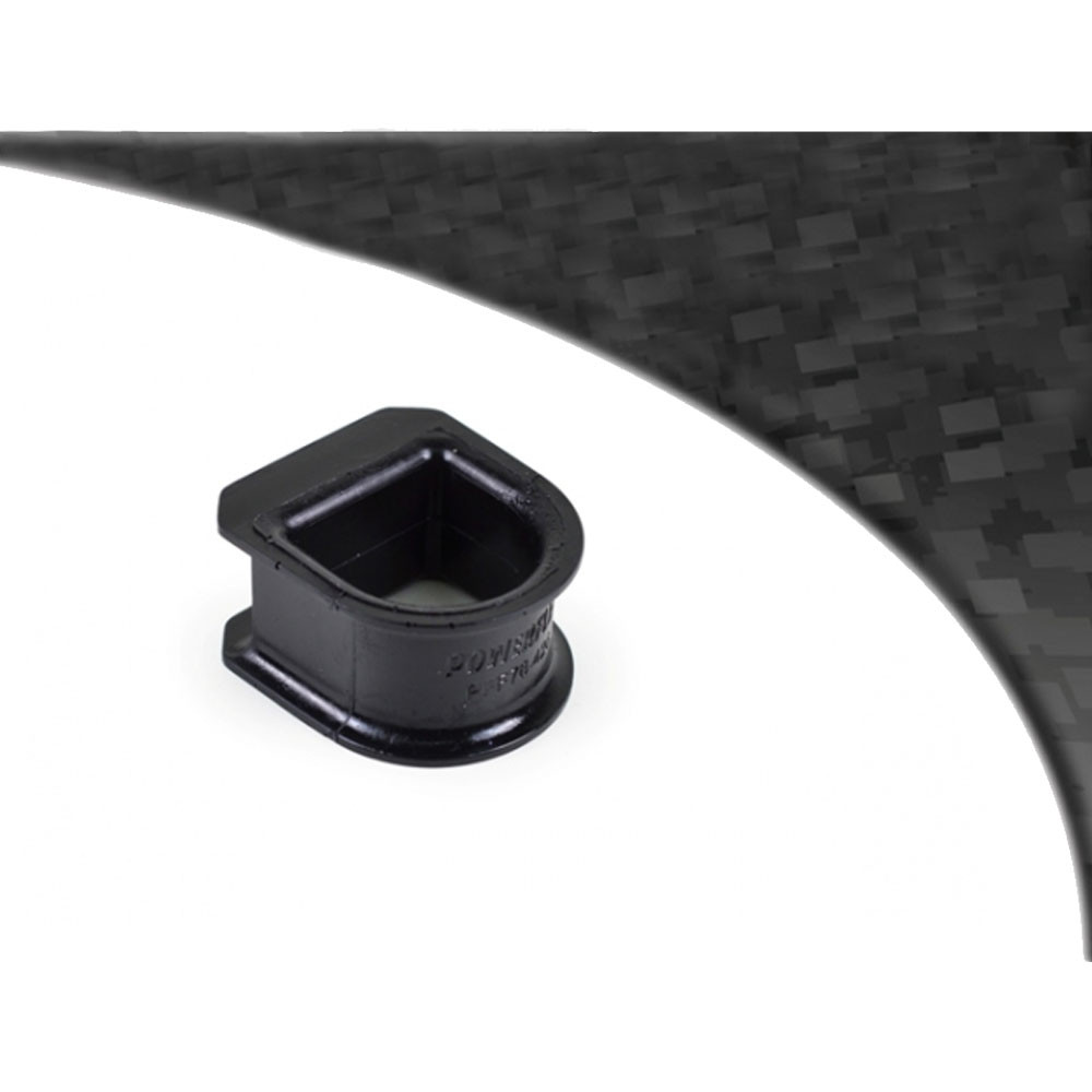 Silent bloc de crémaillère de direction, forme de "D" Toyota Starlet EP82 & EP91 Black series - PF-F76426N - PFF76-426BLK - 5055676513830