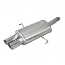 Terminal Echappement Inox Inoxcar Alfa 156 GTA 3.2 2x80mm Racing