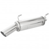 Terminal Echappement Inox Inoxcar Peugeot 206 1.6 HDi 1x90mm Rally