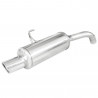 Auspuff Terminal Inox Inoxcar Renault Clio RS Phase 2 Nach 2002 1x90mm X-Race