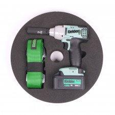 KIELDER spare wheel impact wrench holder and space for tow strap and center hole