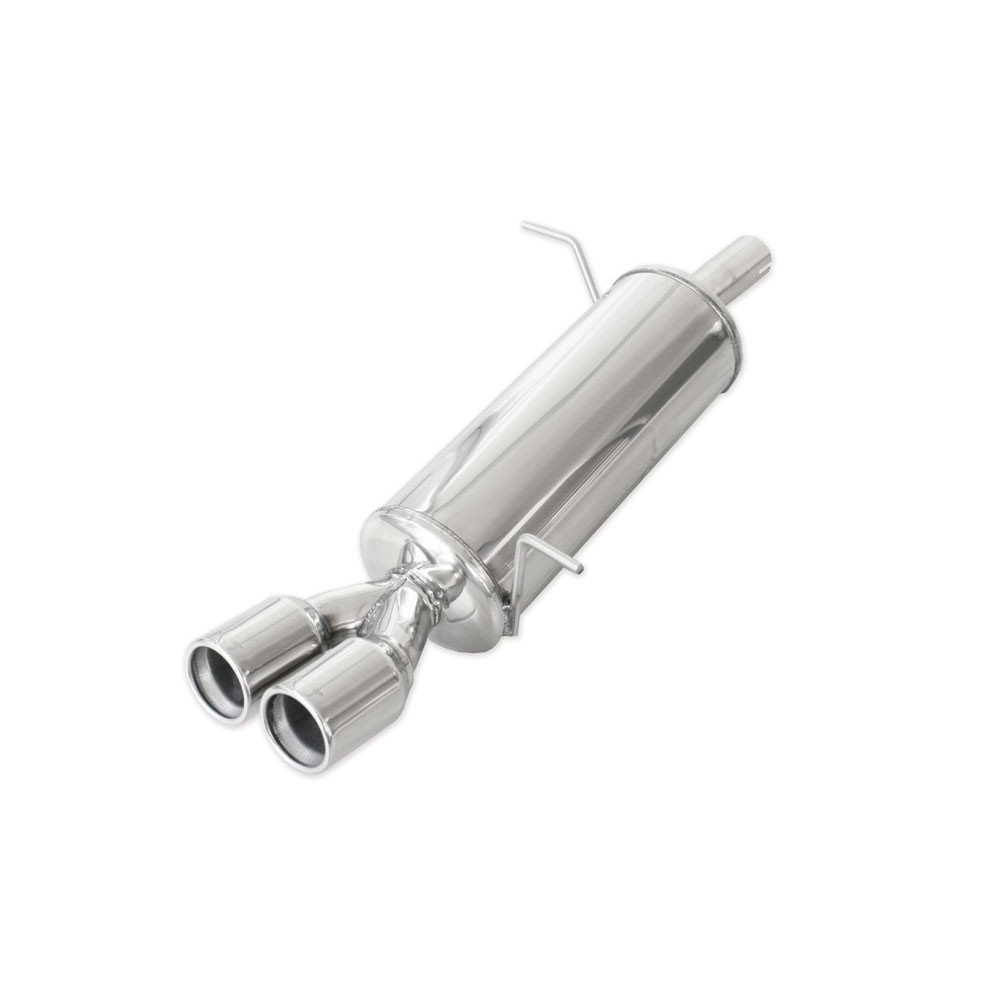 Inoxcar Stainless Rear Exhaust Ford Fiesta 1.6 16S After 2009 2x80mm - IC-FOFI1980D - FOFI.19.80D - 3661768301913
