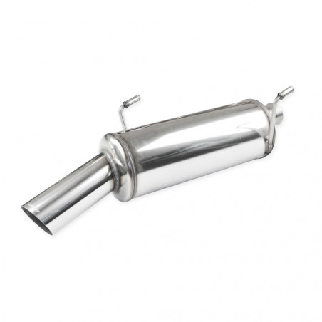 Inoxcar Stainless Rear Exhaust Peugeot 206 CC 1.6 HDi 1x90mm Rally