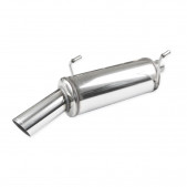 Inoxcar Stainless Rear Exhaust Peugeot 206 CC 1.6 HDi 1x90mm Rally