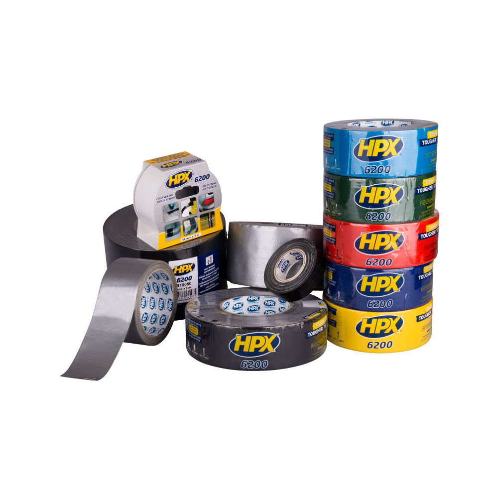 Nastro adesivo HPX 50mm x 50m - HPX-62250.N - 622005050BLACKHPX