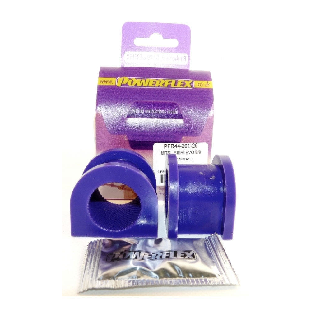Silent-Bloc Powerflex Barra Anti-Rollio Anteriore Mitsubishi Evo 8 - 9 (2 Pezzi) - PF-F44-201-29-2 - PFF44-201-29 - 5055676505644