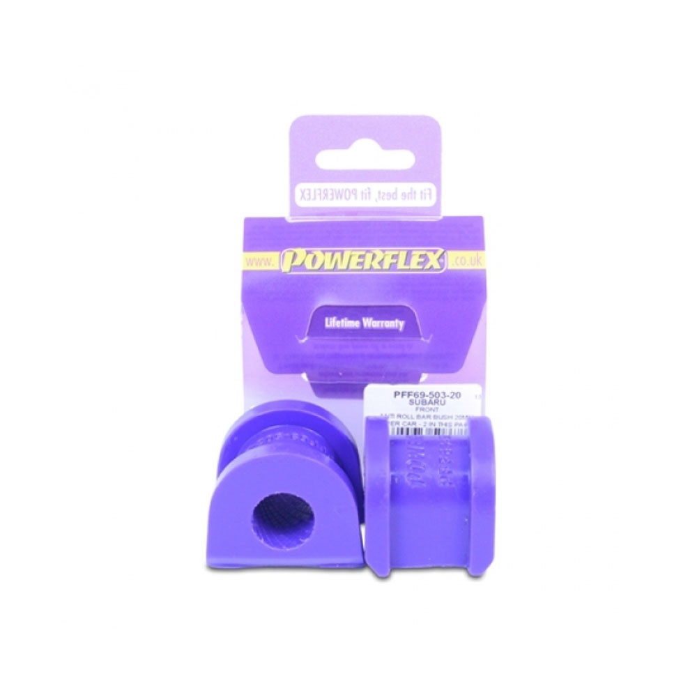 Powerflex Bushing Front Anti-Roll Bar Subaru Legacy (2 Pieces) 20mm (2 Pieces) - PF-F6950320-2 - PFF69-503-20 - 5055676508676