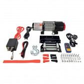 Verricello elettrico 4X4 12V 2.7T cavo in acciao 15m