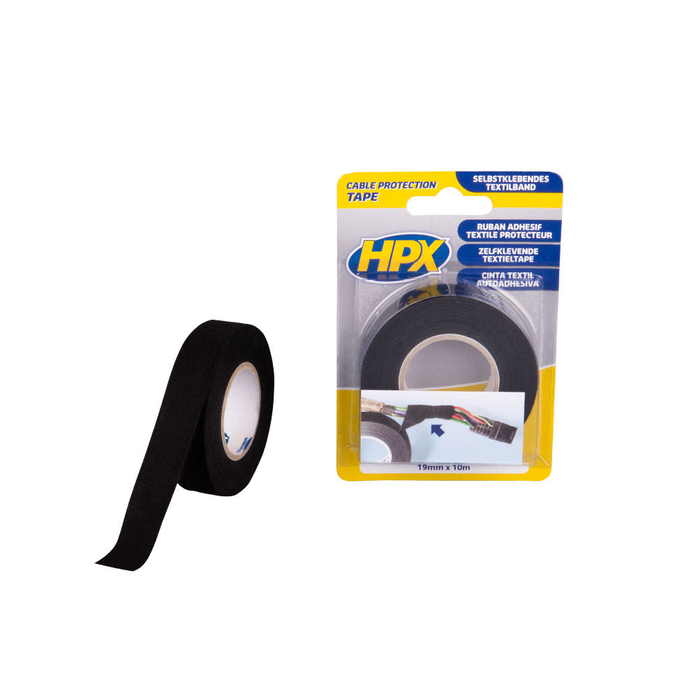 Protezione del cablaggio HPX nero 19mm x 10m - HPX-TP1910 - TP1910 - 3661768793336