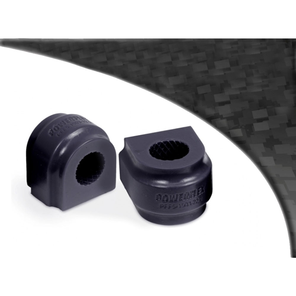 Silent Stabilisatorblock vorne 24mm BMW 3er F30-F34 Black series - PF-F5190324-2N - PFF5-1903-24BLK - 5055676536082