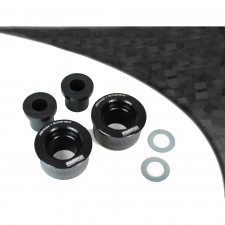 Powerflex Black front wishbone rear bush BMW E30 aluminum outer