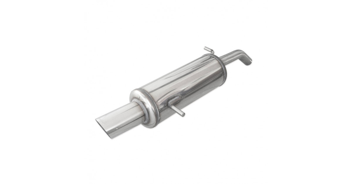 Inoxcar Stainless Rear Exhaust Citroën C2 1.1 After 2003 1x90mm Rally