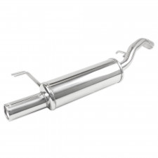 Inoxcar Stainless Rear Exhaust Fiat Stilo 2.4 20v Abarth 1x80mm