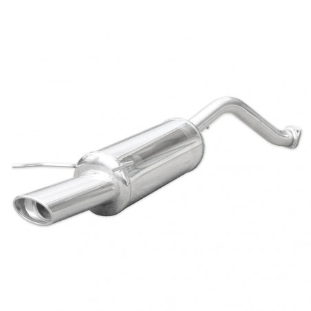 Terminal Echappement Inox Inoxcar MG ZR 100 TD 2001-2003 120x80mm