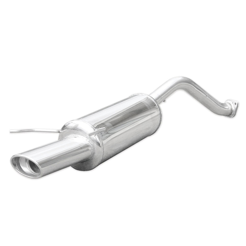 Inoxcar Stainless Rear Exhaust MG ZR 100 TD 2001-2003 120x80mm - IC-MGZR03120 - MGZR.03.120 - 3661768289143