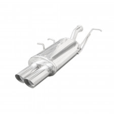 Terminale Scarico Inox Inoxcar Peugeot 307 2.0 16v Dopo 2001 2x80mm Racing