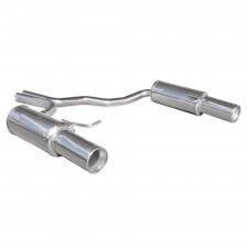 Terminale Scarico Inox Inoxcar Audi A4 1.8T 20v Dopo 2001 1x102mm