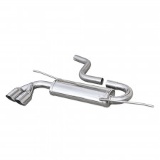 Terminale Scarico Inox Inoxcar Audi A3 2.0 TDi Dopo 2003 2x80mm Racing