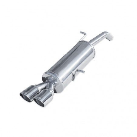 Inoxcar Stainless Rear Exhaust Citroën DS3 1.6 16 Turbo 2x80mm X-Race