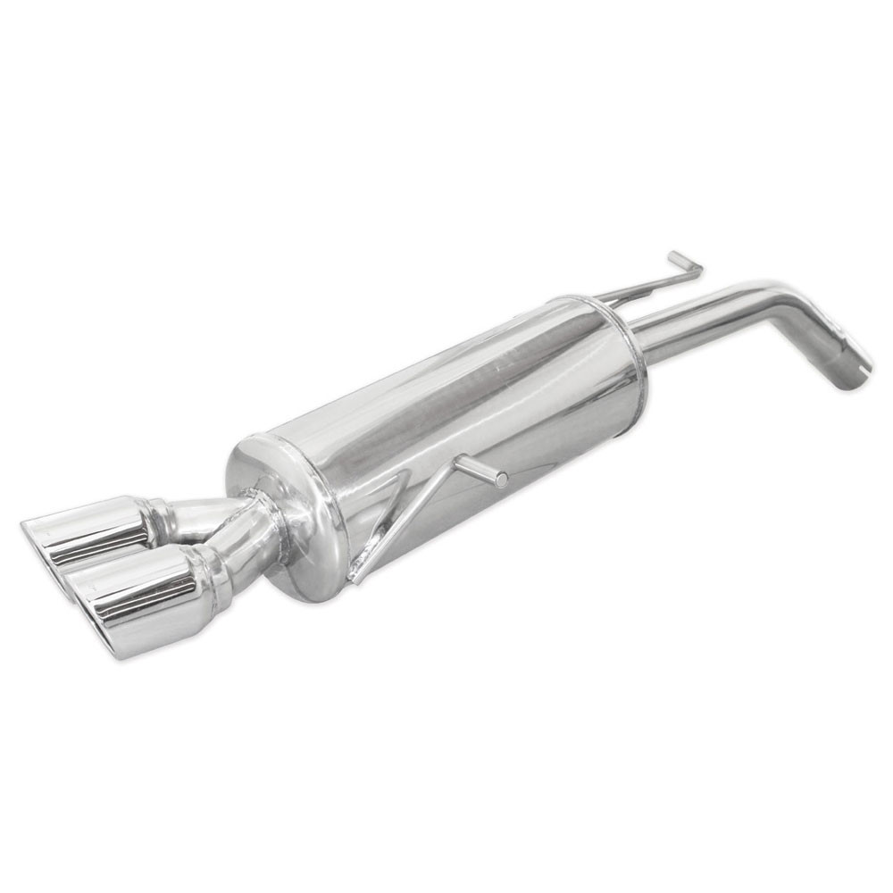 Terminal Echappement Inox Inoxcar Peugeot 207 1.6 16V Après 2007 2x80mm X-Race - IC-PE20702XR80 - PE207.02.XR80 - 3661768307618