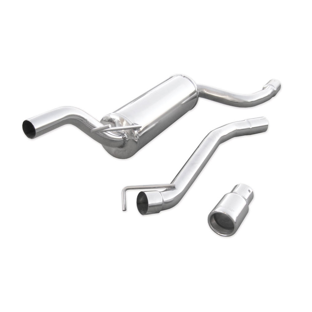Inoxcar Stainless Rear Exhaust Ford Focus 1.8 TDCi 1x80mm - IC-FOFO0580 - FOFO.05.80 - 3661768317464
