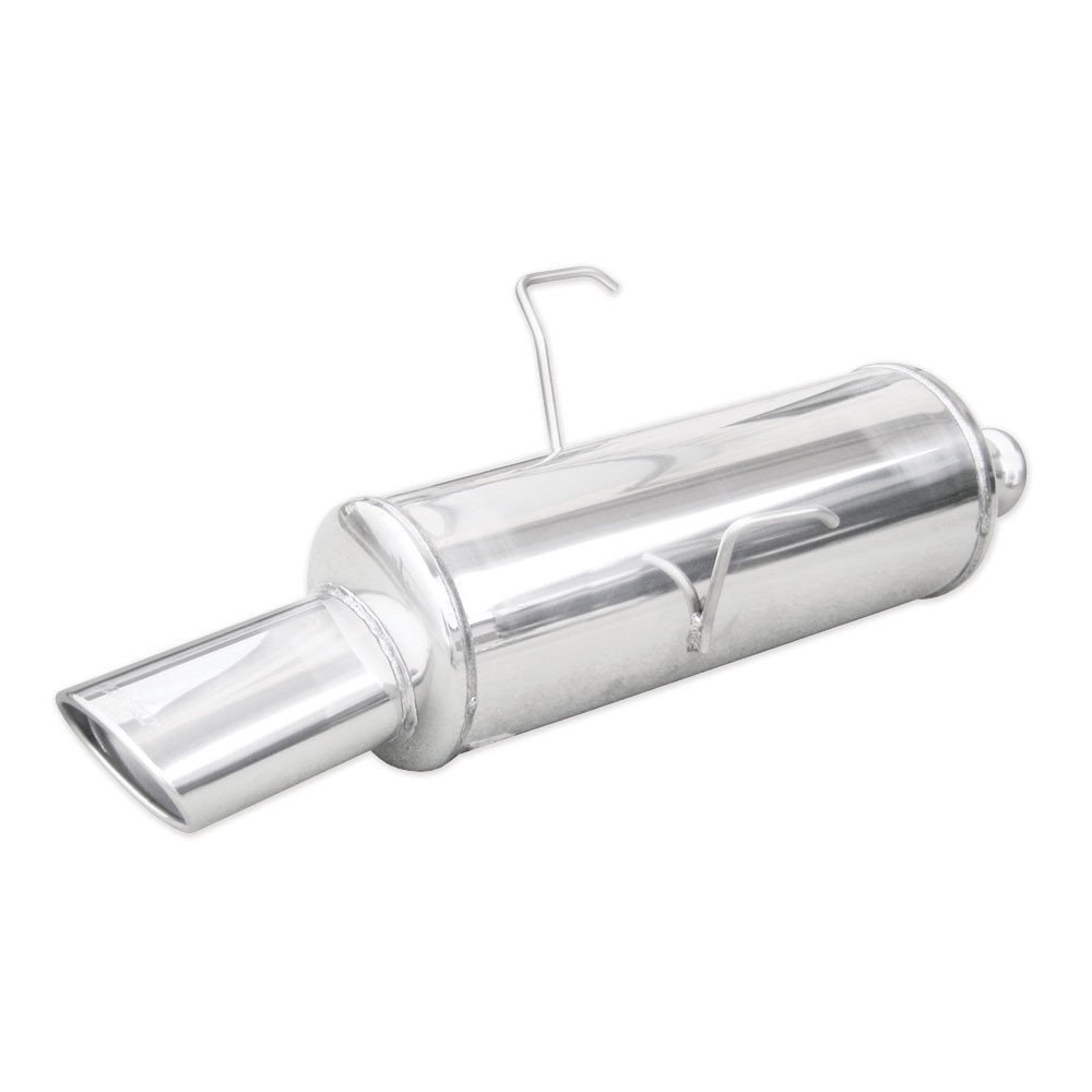 Inoxcar Stainless Rear Exhaust Peugeot 106 1.1/1.4 After 1996 1x120/80mm - IC-PE10604120 - PE106.04.120 - 3661768318768