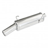Inoxcar Stainless Rear Exhaust Peugeot 206 1.9 D Before 2000 1x80mm