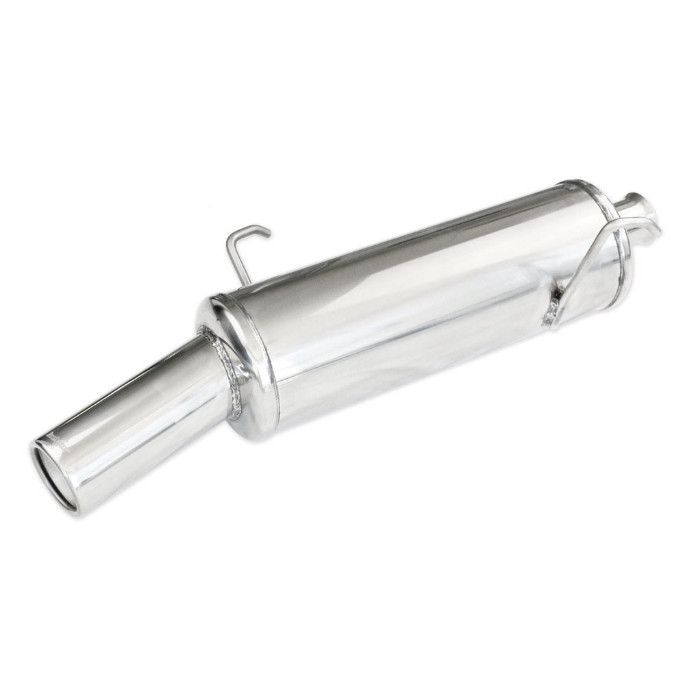Terminal Echappement Inox Inoxcar Peugeot 206 1.9 D Avant 2000 1x80mm - IC-PE2060480 - PE206.04.80 - 3661768323212