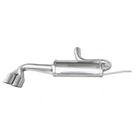 Inoxcar Stainless Rear Exhaust Audi TT 2.0 TFSi 1x80mm Racing