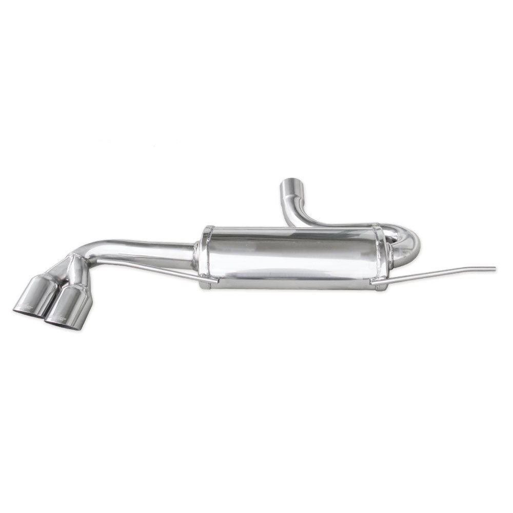 Inoxcar Stainless Rear Exhaust Audi TT 2.0 TFSi 1x80mm Racing - IC-AUTT03RA - AUTT.03.RA - 3661768323236