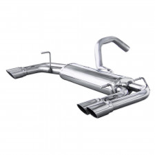 Auspuff Terminal Edelstahl Inoxcar Fiat 500 Abarth 2x60mm Duplex