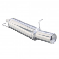 Inoxcar Stainless Rear Exhaust Ford Fiesta S 1.6 16v After 2005 1x102mm