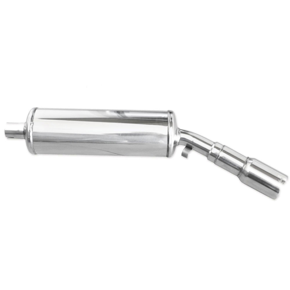 Terminale Scarico Inox Inoxcar Volkswagen Golf 1 1.6 Cabriolet 1x80mm Dopo 1984 - IC-WGO0480 - WGO.04.80 - 3661768333556