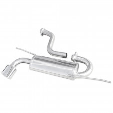 Inoxcar Stainless Rear Exhaust Volkswagen Scirocco 2.0 TFSi 120x80mm