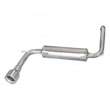 Inoxcar Stainless Rear Exhaust Citroën C1 1.0 After 2005 1x102mm