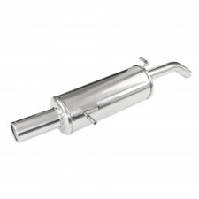 Inoxcar Stainless Rear Exhaust Citroën C2 1.1 After 2003 1x80mm