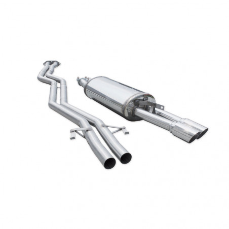 Inoxcar Stainless Rear Exhaust BMW M3 E30 2x70mm Racing