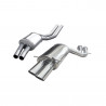 Terminal Echappement Inox Inoxcar Audi RS4 2.7 BiTurbo 2x80mm Racing
